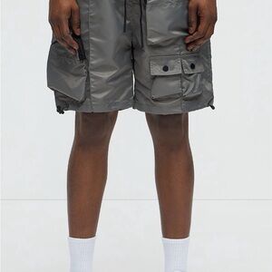 Fashion Nova Men's Charcoal Cargo Shorts